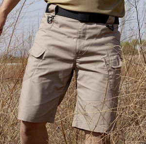 Shorts cargo décontractés pour hommes, style outdoor, avec poches utilitaires, tissu respirant, vêtements décontractés pour l'extérieur. - Product Image 6