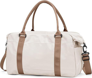 Sac de sport de grande capacité résistant à l'eau avec compartiment à chaussures, sac de sport léger en Cordura pour les voyages, la remise en forme et l'entraînement - Product Image 1