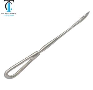 Aguja de Sutura Veterinaria Buhner de Acero Inoxidable, Instrumento Quirúrgico TARIQ CRAFTED INDUSTRIES - Product Image 3