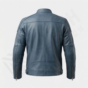 Chaqueta de Motociclista de Cuero Genuino para Hombre de la Mejor Calidad, Nueva Colección de Invierno, Chaquetas de Motocicleta con Protecciones Desmontables Personalizadas - Product Image 2