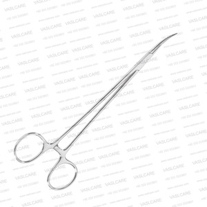แอดสัน ฟอร์สเปส 7-1/4″ (18.5 ซม.) คีมหนีบหลอดเลือดแบบโค้งยาว ทำจากสแตนเลสสตีล พร้อมความโค้งที่แข็งแรง สำหรับการผ่าตัดเต้านม โดยวาสลแคร์ - Product Image 4