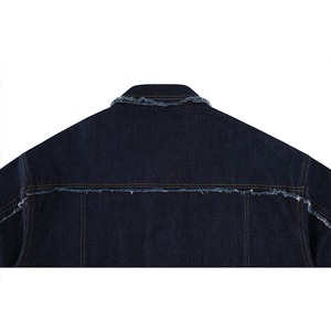 Denim Hooded Men Full Sleeve Washed <b>Jeans</b> <b>Button</b> Up Coat Vintage Streetwear Slim Fit Denim Hooded Jacket for Men - Product Image 4