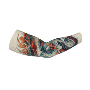 New Style Custom Logo Design Sport <b>Arm</b> <b>Sleeves</b> Adjustable <b>Compression</b> UV Sun Protection Breathable Eco-Friendly <b>Arm</b> <b>Sleeves</b> - Product Image 4