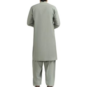 Sage Green Minimalist Shalwar Kameez Export Quality Cotton Fabric Airy Feel Casual Comfort Traditional <b>Pakistani</b> Shalwar Kameez - Product Image 2