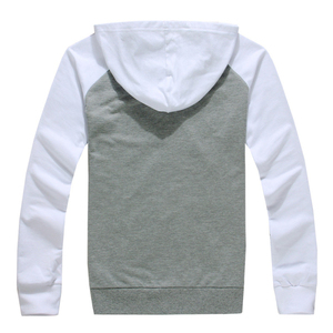 Wholesale Full Zip Cotton <b>Hoodie</b> Raglan Sleeves Lightweight Street Style <b>Men's</b> Regular Fit Solid Zipper <b>Hoodie</b> Low MOQ - Product Image 2