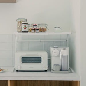 Étagère de cuisine pliable en métal de qualité Shopee, 2 niveaux, multifonctionnelle, design moderne pour le rangement domestique des casseroles - Product Image 2