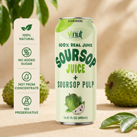 100% Echt Versgeperst Magere Premium Fruit Sap 500ml Blikje Natuurlijke Fruitdrank Met Vruchtvlees Private Label Fabriek Groothandel