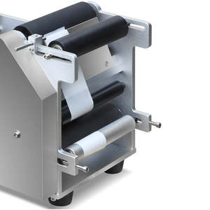 Machine d'étiquetage semi-automatique pour bouteilles rondes, applicateur d'étiquettes réglable pour bouteilles en verre et en plastique - Product Image 6