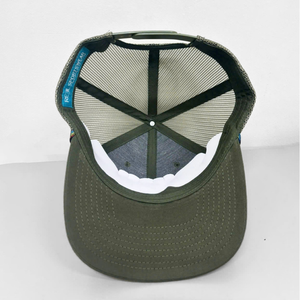 Custom Logo 6 Panel Fishing <b>Cap</b> Mesh Back Structured Decorative Rope Customizable Hunt Hat <b>for</b> <b>Men</b> Snapback Closure Wholesale - Product Image 4