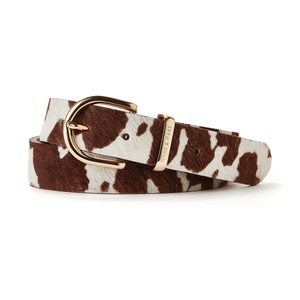 Ceinture Western Vintage en Cuir de Vachette avec Boucle Ardillon en Alliage Métallique, Écologique, Personnalisable, Nouveau Design Cousu, OEM/ODM - Product Image 4