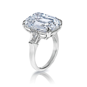 Anillo de Compromiso y Boda con Diamante Cultivado en Laboratorio, Corte Esmeralda, 8.55 Quilates, Oro Amarillo de 14k, Certificado IGI, Joyería de Lujo para Regalo - Product Image 4