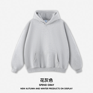 <b>Men</b> Olive <b>Green</b> Hooded <b>Tracksuit</b> Full Length Loose Fit Solid Color Cotton Casual Wear Autumn Season With Side Pockets - Product Image 6