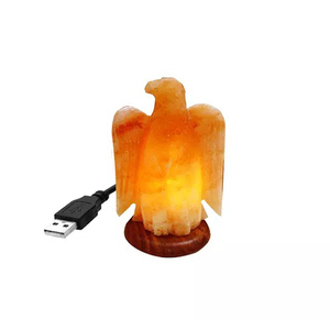 Lampes USB décoratives en cristal naturel avec logo personnalisé, mini lampes de sel de l'Himalaya exclusives de haute qualité - Product Image 4