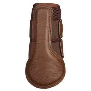 Botas Protectoras de Tendones para Caballos, de Color Sólido, Personalizadas, de Cuero y Neopreno, Duraderas, para Deportes Ecuestres - Product Image 3