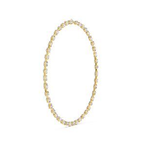 14k Yellow Gold <b>Heart</b>/Oval/Marquise/Emerald Lab-Grown Diamond Wedding <b>Necklace</b> | New Grown Diamond - Product Image 6