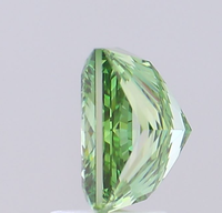 Diamante Cultivado en Laboratorio con Certificación IGI, Corte Princesa de 3.01 CT, Color Verde Intenso, Claridad VS2, 668427004, ROYAL GEMS