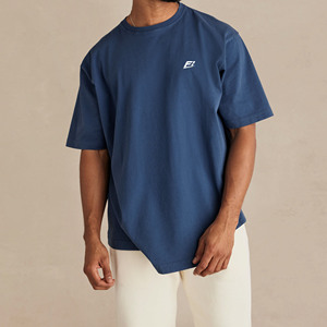 Camisetas Unisex de Alta Calidad, Secado Rápido, 100% Algodón, Ligeras, Transpirables, Ropa Urbana, Logotipo Personalizado OEM, Camisetas para Hombre - Product Image 1