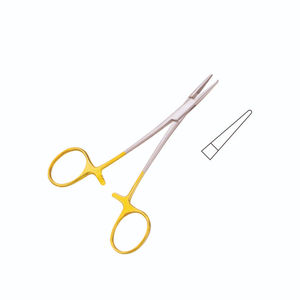 Oferta Especial: Portaagujas Microvascular TC Liso, Extremadamente Delicado, Instrumento Quirúrgico Recto de Acero Inoxidable 14.0 cm - Product Image 3