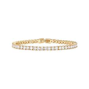 Pulsera de Tenis de Oro Blanco de 18K con Diamantes Certificados IGI de Claridad VVS, Estilo Clásico Romántico para Bodas, Compromisos y Aniversarios - Product Image 5