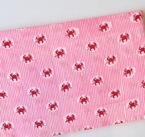 Wholesale Premium Quality Water Resistant Knitted Cotton Fabric Floral Medium Weight Yard Garment Home Textile Bag Cover Girls - Product Image 1