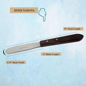 Spatule en acier inoxydable robuste Altomme Instruments, outil de cuisine en métal extra résistant pour la présentation des plats, la cuisine et les professionnels - Product Image 3