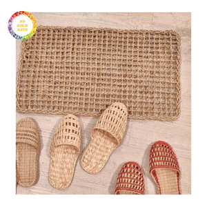 Tapis de porte en jonc de mer tressé à la main, durable, antidérapant, pour intérieur et extérieur, vente en gros - Product Image 6