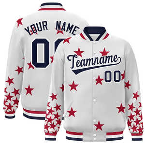 Custom baseball jacket Personalized stitched jacket Men's youth baseball jacket Stitched tex windbreaker - Product Image 6