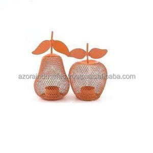 DesignerBox 3D géométrique fil de fer métal chauffe-plat bougeoir décoration de la maison Unique creux caractéristique comprend des pots de lanternes - Product Image 6