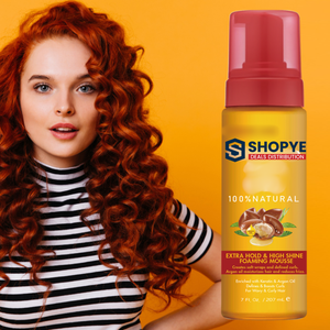 Mousse coiffante parfumée personnalisée à tenue forte pour boucles durables, marque privée, pour perruques bouclées, tresses, unisexe, modelage/coiffage - Product Image 3