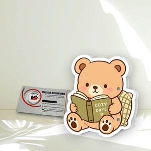 Lápiz Magnético Acrílico Multifuncional con Diseño de Oso, Diamante, Flor y Corazón, para Lectura, Extensión de Pestañas, con Logotipo Personalizado - Product Image 4