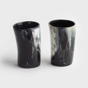 Verre à bière en corne noire fait main, style corne à boire, à prix bas pour l'exportation indienne par WONDER OVERSEAS - Product Image 4