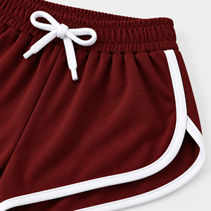 Shorts de sport pour femmes, shorts de yoga, shorts de course, amples, décontractés, respirants, en tissu tricoté, shorts de jogging classiques - Product Image 4