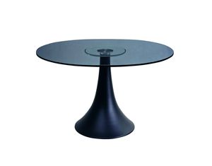 โต๊ะรับประทานอาหารลามิเนต HPL กันน้ำสีดำคุณภาพสูง - Product Image 1