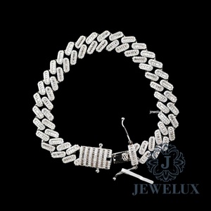 High Quality Luxury Moissanite Diamond Tennis <b>Bracelet</b> 925 Sterling <b>Silver</b> Fine Jewelry for Wedding Party Gift for Bulk Quantity - Product Image 4