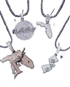 Collier pendentif en argent sterling plaqué or de luxe, clarté VVS, coupe brillante, moissanite, bijoux minimalistes, charme unisexe, mariage - Product Image 1