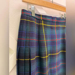 Vente en gros de jupes écossaises plissées en laine vintage pour femmes, jupes écossaises à carreaux pour filles, taille personnalisée 2026 - Product Image 2