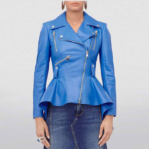 Chaqueta de Piel de Oveja Genuina para Mujer, Invierno, Teñida, Transpirable, Reversible, Impermeable - Product Image 4