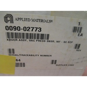 ชุดประกอบ AMAT 0090-02773 XDUCR, เซ็นเซอร์วัดแรงดันสุญญากาศ - อุปกรณ์และอะไหล่เซมิคอนดักเตอร์ระดับโลกที่เชื่อถือได้ - Product Image 1