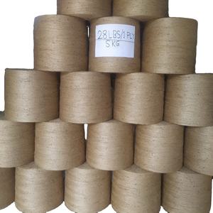 Fil texturé de haute qualité 100% Jute Bangladesh 28lbs/1ply matière première recyclée écologique pour tricoter la main de couture - Product Image 2