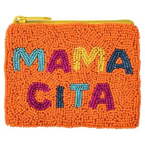 Pochette à monnaie perlée avec perles de rocaille artistiques - Personnalisable, de luxe, faite à la main avec broderie fine pour usage promotionnel - Product Image 1