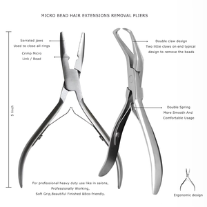 Outils de formation en gros pour extensions capillaires OEM, pinces de retrait professionnelles, accessoires, kit de salon personnalisable MIANBRO ENTERPRISES - Product Image 3