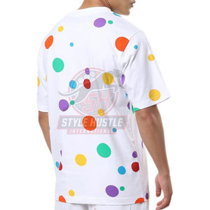 Camisetas Oversize para Hombre, Diseño Moderno, 100% Algodón, Color Sólido, Talla Adulto, Corte Holgado, Estampadas - Product Image 2