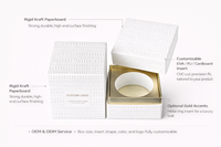 Boîte pliante en carton personnalisée OEM à deux pièces (couvercle et base) pour emballage cadeau de cosmétiques et de parfums