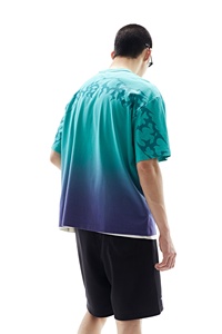 เสื้อยืดแขนครึ่งคอกลมสำหรับผู้ชายพิมพ์ลายสำหรับ100% ทรงหลวมใส่สบายคอตตอนถักไหล่220กรัม - Product Image 4