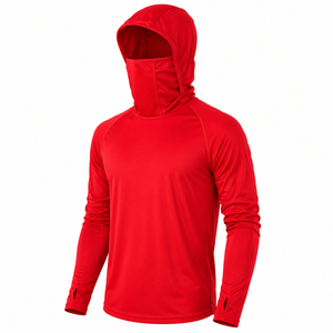 Camiseta de Pesca de Manga Larga con Capucha, Personalizada, de Primera Calidad, Impresa por Sublimación, de Poliéster/Algodón, Transpirable - Product Image 3