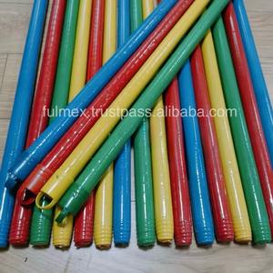 Palo de escoba de madera Asiawood mango recubierto de PVC cerdas marcadas 70-120cm de longitud a todo Color precio bajo buena calidad hecho Vietnam - Product Image 4