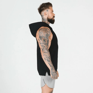 High Performance Gym <b>Workouts</b> Outdoor Training Running Sports Compression Tank Top <b>Hoodie</b> - Product Image 5