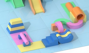 Parque Infantil Interior Comercial, Juego de Bloques de Espuma, Estructuras Suaves para Niños, Área de Juego Educativa - Product Image 3