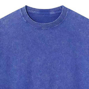 T-shirt oversize streetwear délavé à l'acide pour homme, style vintage personnalisé, fournisseur de t-shirts d'été délavés - Product Image 2