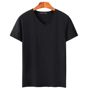<b>Men's</b> <b>V</b>-<b>Neck</b> Short Sleeve <b>T</b>-<b>Shirt</b>-100% Organic Cotton Solid Regular Fit Quick Dry Anti-Wrinkle Breathable Sustainable Casual - Product Image 6